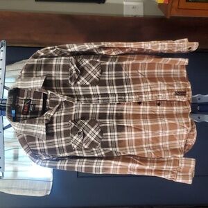 Vintage dipped flannel